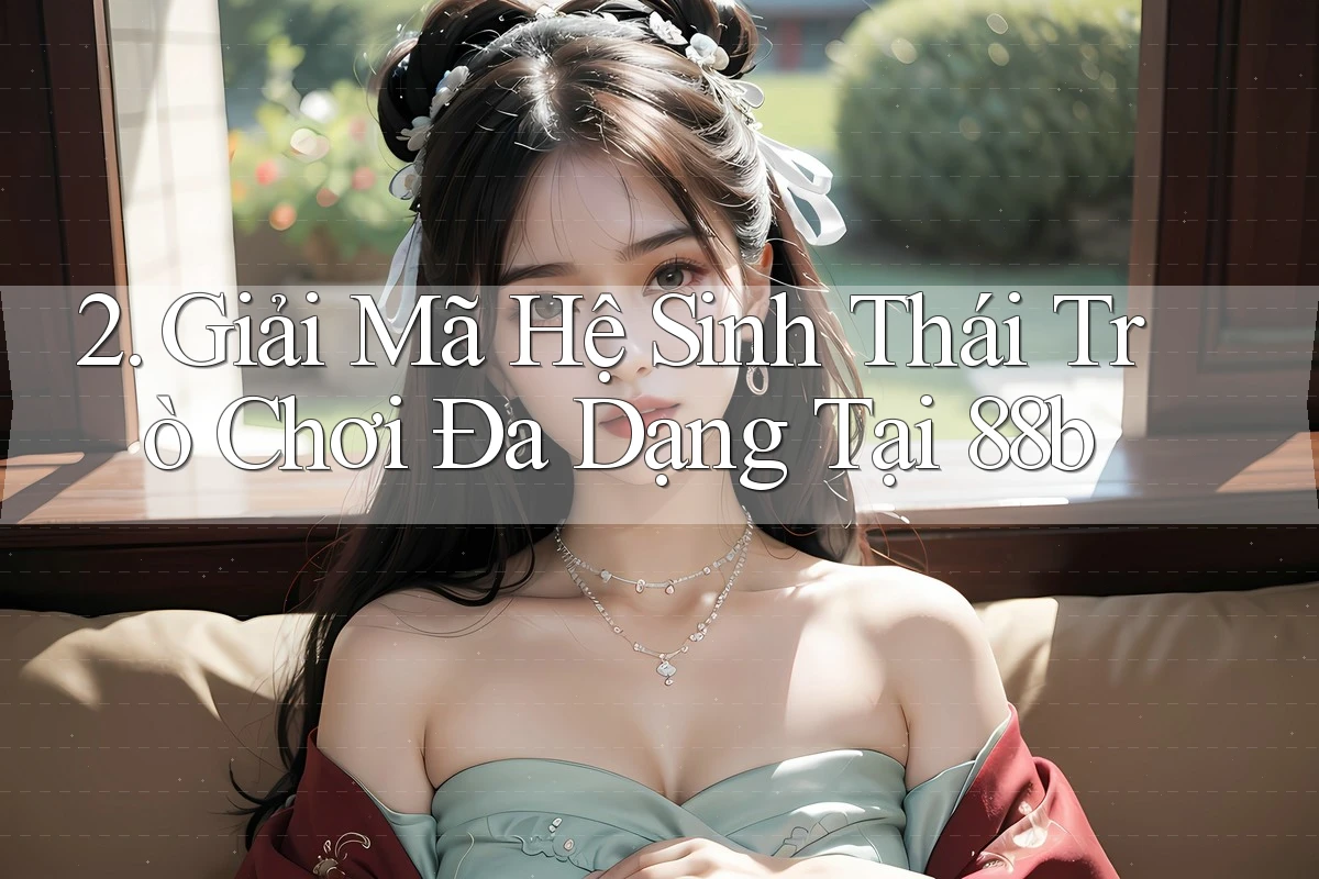2. Giải Mã Hệ Sinh Thái Trò Chơi Đa Dạng Tại 88b 2. Giải Mã Hệ Sinh Thái Trò Chơi Đa Dạng Tại 88b