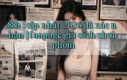 88b cập nhật 2026 đã xác nhận fanpage giả cách chơi phỏm