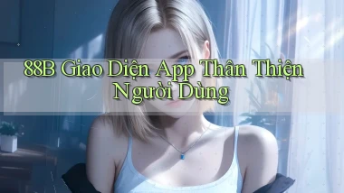 88b  giao diện app thân thiện người dùng