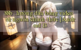 88b hướng dẫn bằng video từ nguồn chính thức Android 13