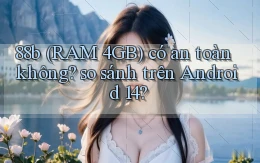 88b (RAM 4GB) có an toàn không so sánh trên Android 14