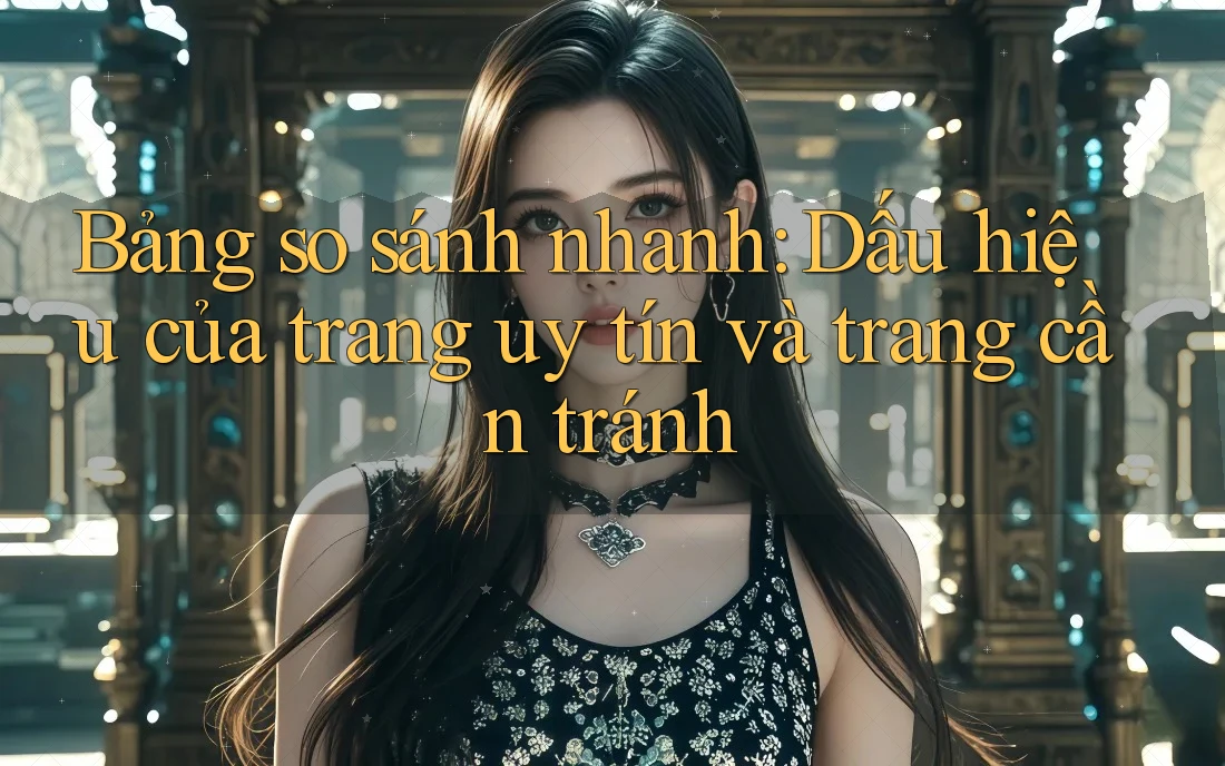 Bảng so sánh nhanh: Dấu hiệu của trang uy tín và trang cần tránh Bảng so sánh nhanh: Dấu hiệu của trang uy tín và trang cần tránh