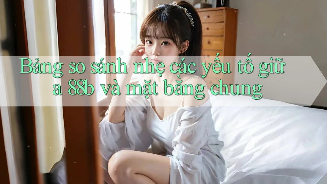 Bảng so sánh nhẹ các yếu tố giữa 88b và mặt bằng chung Bảng so sánh nhẹ các yếu tố giữa 88b và mặt bằng chung