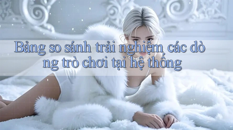 Bảng so sánh trải nghiệm các dòng trò chơi tại hệ thống Bảng so sánh trải nghiệm các dòng trò chơi tại hệ thống