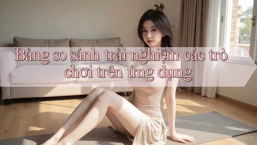 Bảng so sánh trải nghiệm các trò chơi trên ứng dụng