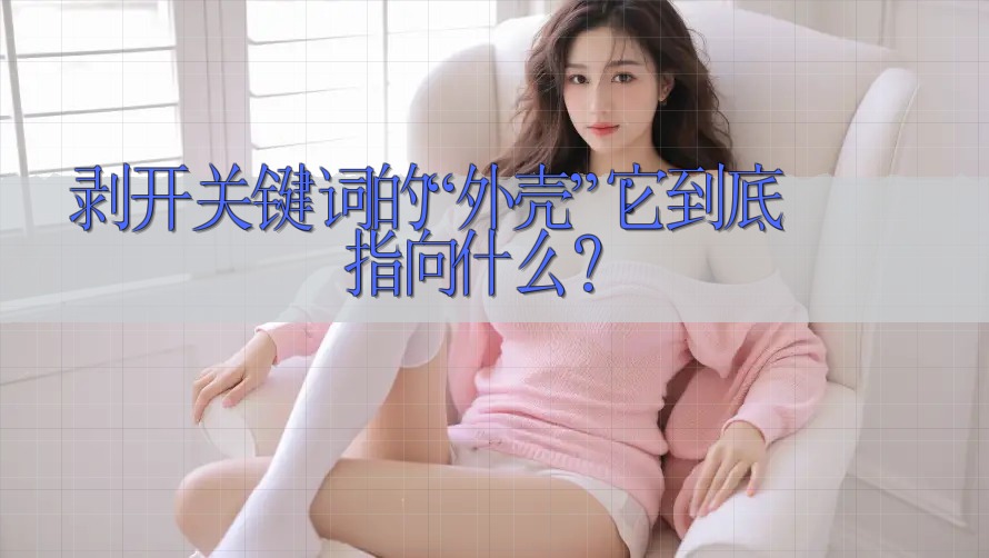 剥开关键词的“外壳”：它到底指向什么？