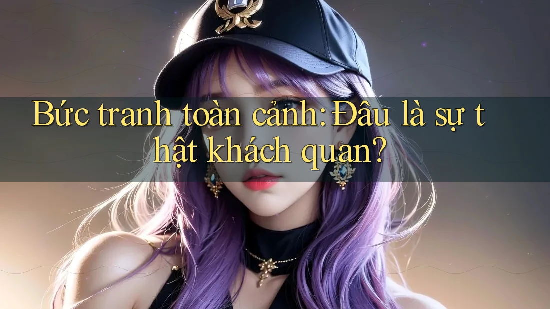 Bức tranh toàn cảnh: Đâu là sự thật khách quan? Bức tranh toàn cảnh: Đâu là sự thật khách quan?