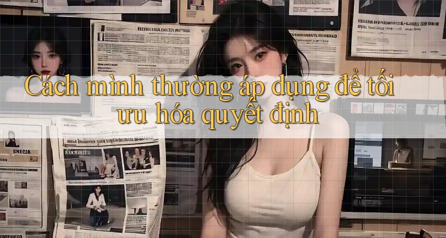 Cách mình thường áp dụng để tối ưu hóa quyết định Cách mình thường áp dụng để tối ưu hóa quyết định