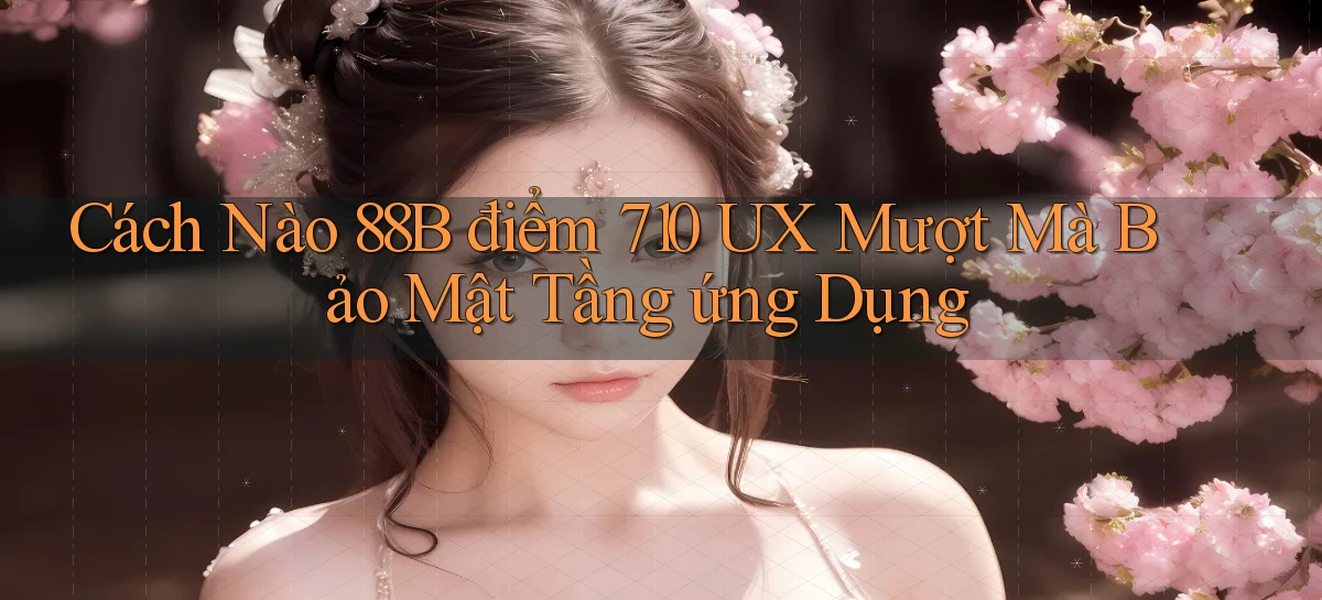 Cách nào 88b điểm 710 UX mượt mà bảo mật tầng ứng dụng