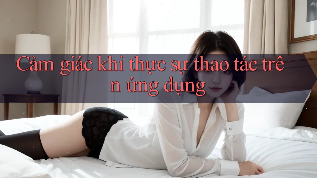 Cảm giác khi thực sự thao tác trên ứng dụng Cảm giác khi thực sự thao tác trên ứng dụng