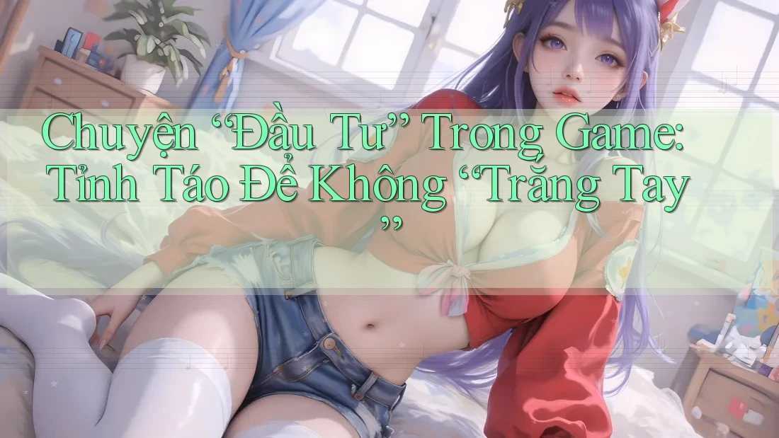 Chuyện “Đầu Tư” Trong Game: Tỉnh Táo Để Không “Trắng Tay” Chuyện “Đầu Tư” Trong Game: Tỉnh Táo Để Không “Trắng Tay”