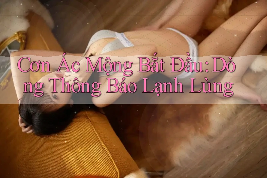 Cơn Ác Mộng Bắt Đầu: Dòng Thông Báo Lạnh Lùng