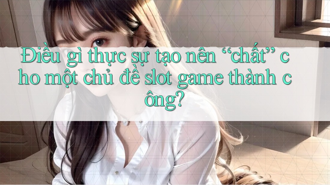 Điều gì thực sự tạo nên “chất” cho một chủ đề slot game thành công? Điều gì thực sự tạo nên “chất” cho một chủ đề slot game thành công?