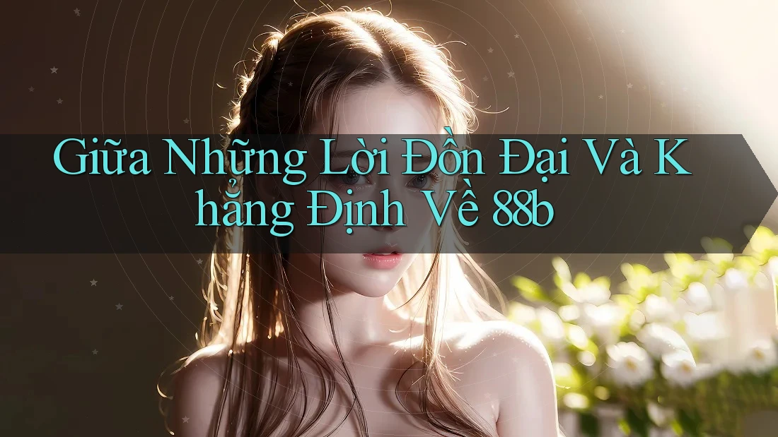 Giữa Những Lời Đồn Đại Và Khẳng Định Về 88b Giữa Những Lời Đồn Đại Và Khẳng Định Về 88b