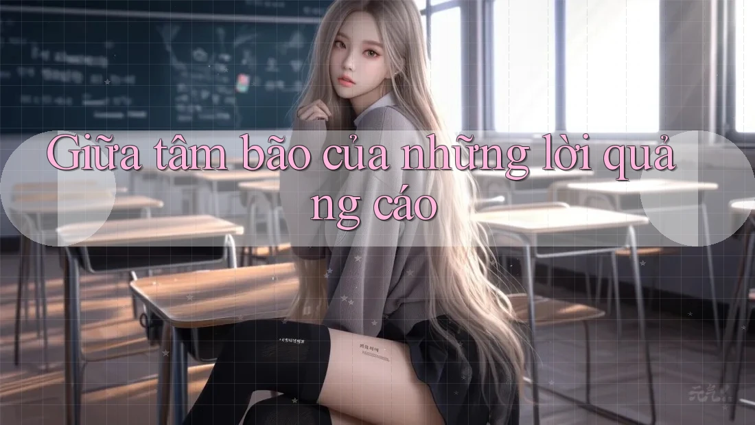 Giữa tâm bão của những lời quảng cáo Giữa tâm bão của những lời quảng cáo