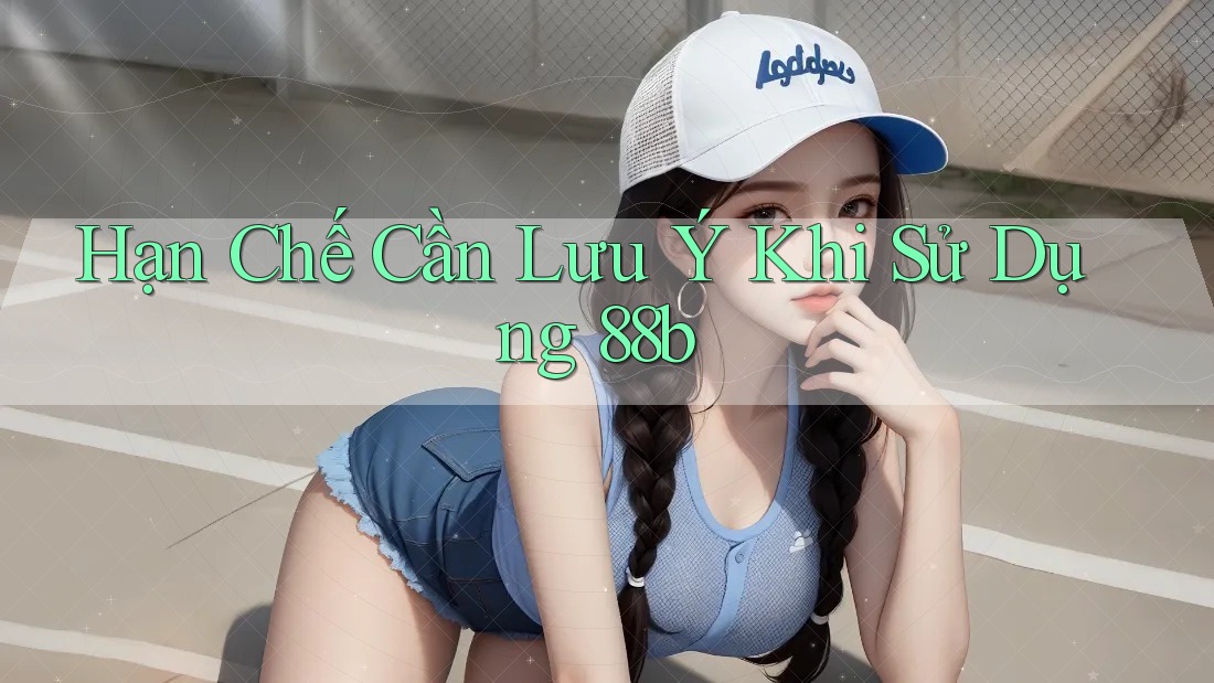 Hạn chế cần lưu ý khi sử dụng 88b Hạn chế cần lưu ý khi sử dụng 88b