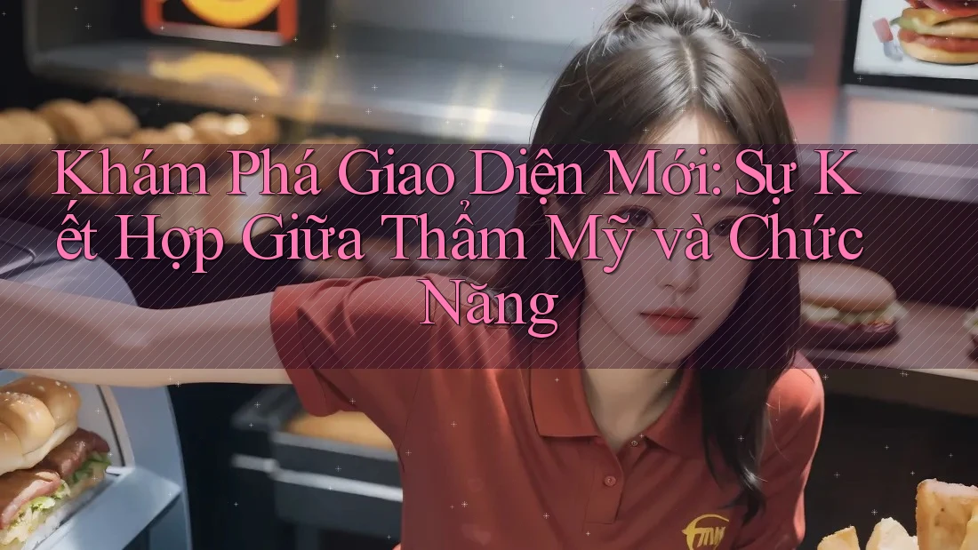 Khám Phá Giao Diện Mới: Sự Kết Hợp Giữa Thẩm Mỹ và Chức Năng Khám Phá Giao Diện Mới: Sự Kết Hợp Giữa Thẩm Mỹ và Chức Năng