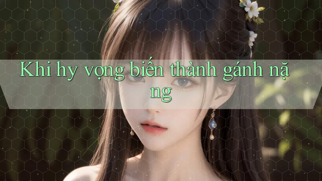 Khi hy vọng biến thành gánh nặng Khi hy vọng biến thành gánh nặng