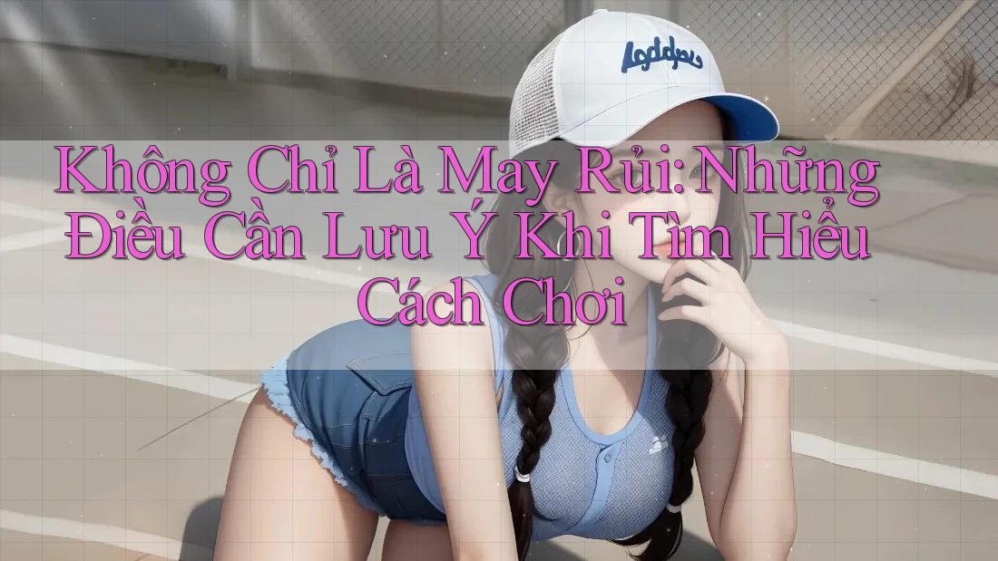 Không Chỉ Là May Rủi: Những Điều Cần Lưu Ý Khi Tìm Hiểu Cách Chơi Không Chỉ Là May Rủi: Những Điều Cần Lưu Ý Khi Tìm Hiểu Cách Chơi