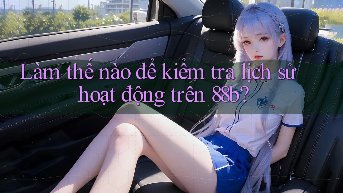 Làm thế nào để kiểm tra lịch sử hoạt động trên 88b? Làm thế nào để kiểm tra lịch sử hoạt động trên 88b?