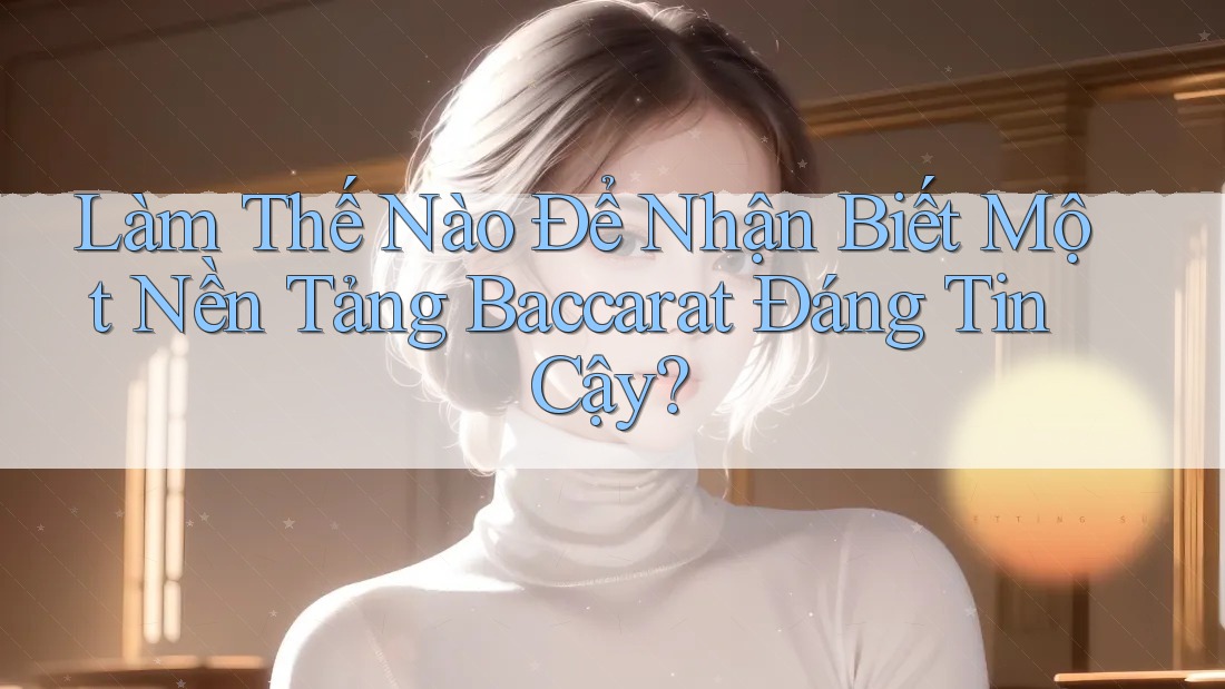Làm Thế Nào Để Nhận Biết Một Nền Tảng Baccarat Đáng Tin Cậy?