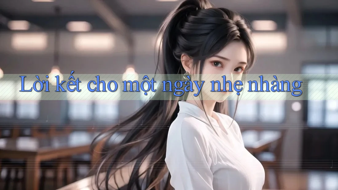 Lời Kết Cho Một Ngày Nhẹ Nhàng Lời Kết Cho Một Ngày Nhẹ Nhàng