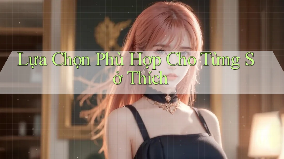 Lựa Chọn Phù Hợp Cho Từng Sở Thích Lựa Chọn Phù Hợp Cho Từng Sở Thích