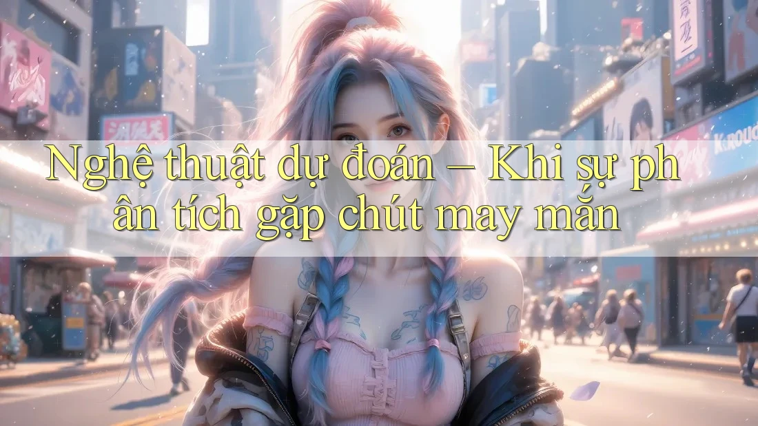 Nghệ thuật dự đoán – Khi sự phân tích gặp chút may mắn Nghệ thuật dự đoán – Khi sự phân tích gặp chút may mắn