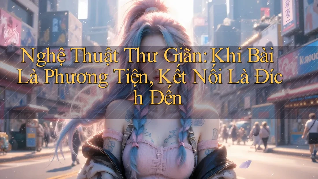 Nghệ Thuật Thư Giãn: Khi Bài Là Phương Tiện, Kết Nối Là Đích Đến Nghệ Thuật Thư Giãn: Khi Bài Là Phương Tiện, Kết Nối Là Đích Đến