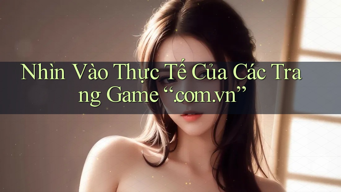 Nhìn Vào Thực Tế Của Các Trang Game “. com. vn” Nhìn Vào Thực Tế Của Các Trang Game “. com. vn”