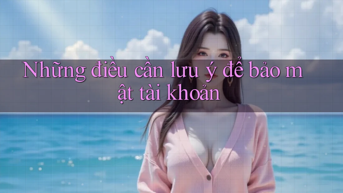 Những điều cần lưu ý để bảo mật tài khoản Những điều cần lưu ý để bảo mật tài khoản