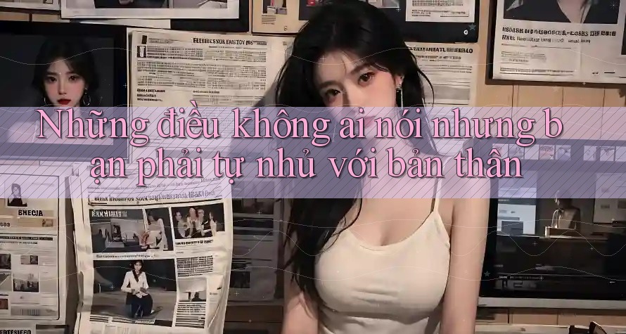 Những điều không ai nói nhưng bạn phải tự nhủ với bản thân Những điều không ai nói nhưng bạn phải tự nhủ với bản thân