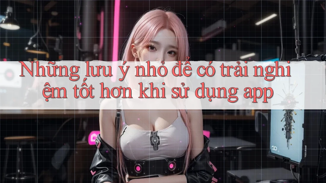 Những lưu ý nhỏ để có trải nghiệm tốt hơn khi sử dụng app
