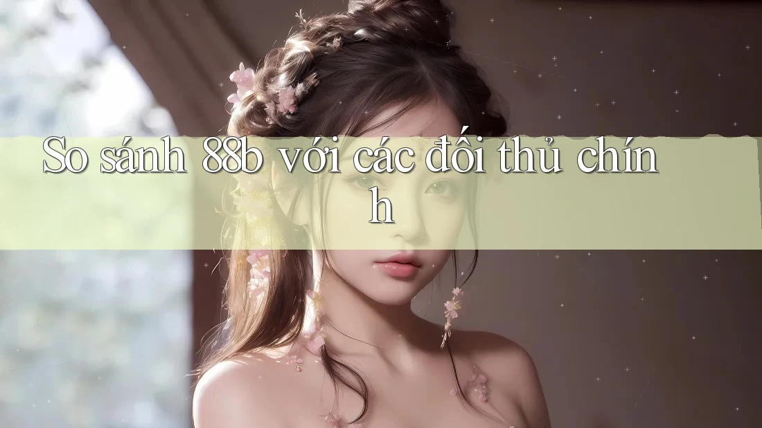So sánh 88b với các đối thủ chính So sánh 88b với các đối thủ chính