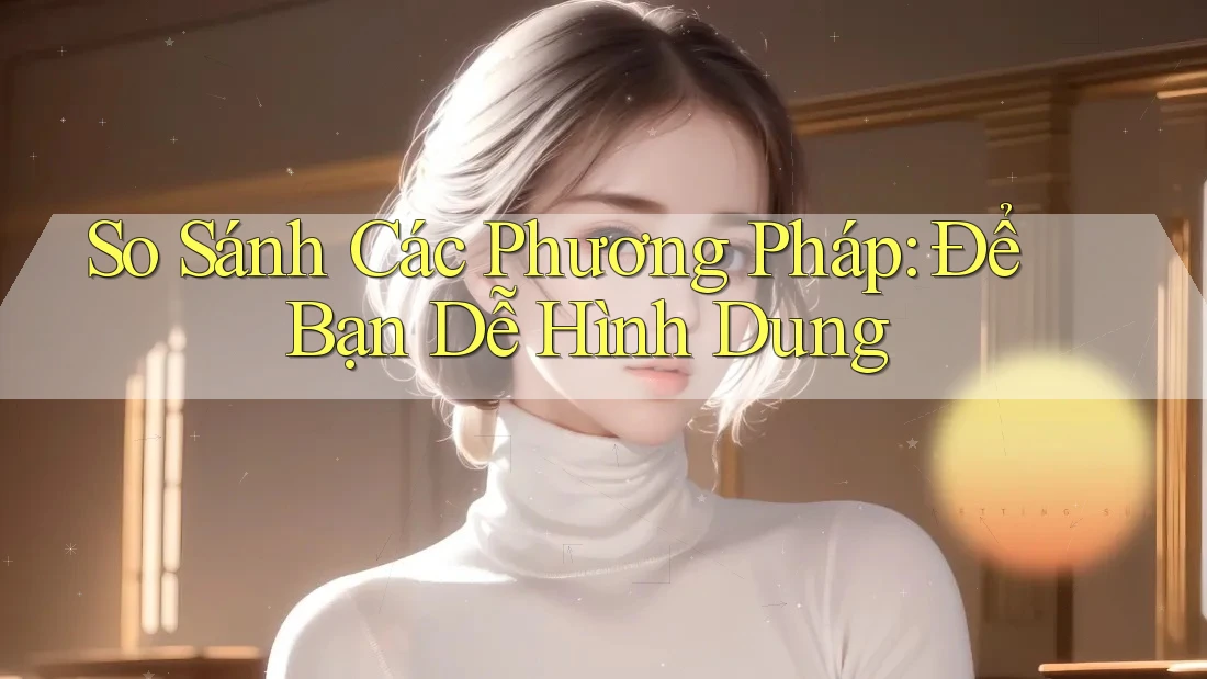 So Sánh Các Phương Pháp: Để Bạn Dễ Hình Dung So Sánh Các Phương Pháp: Để Bạn Dễ Hình Dung