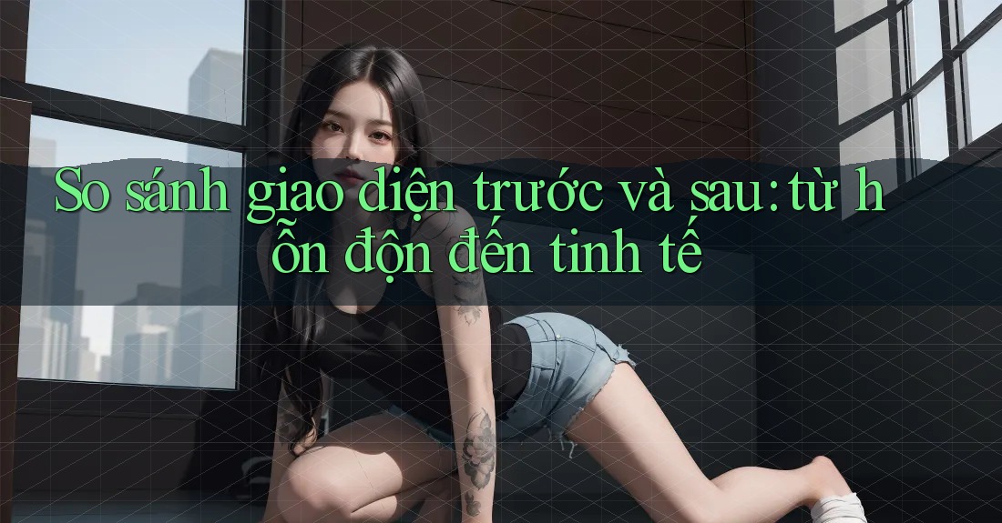 So sánh giao diện trước và sau: từ hỗn độn đến tinh tế So sánh giao diện trước và sau: từ hỗn độn đến tinh tế