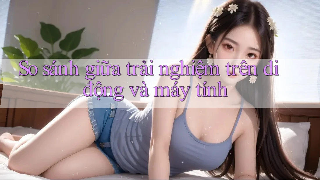 So sánh giữa trải nghiệm trên di động và máy tính So sánh giữa trải nghiệm trên di động và máy tính