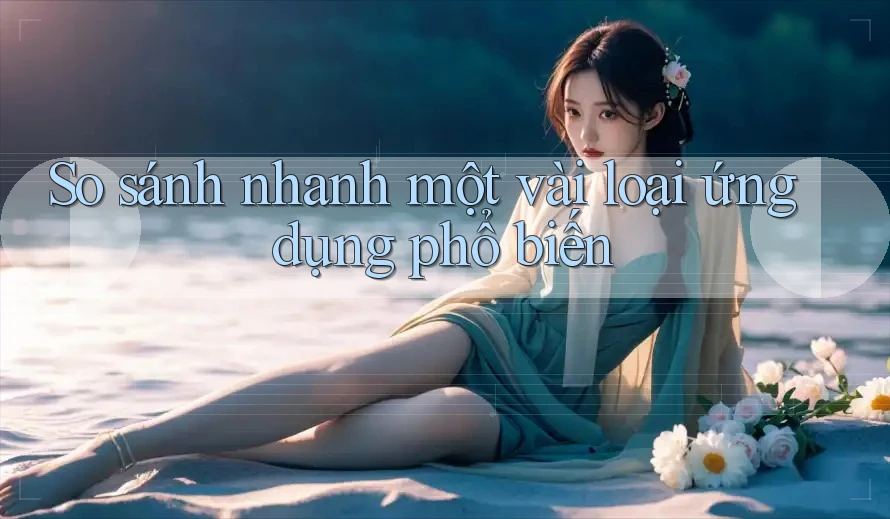 So sánh nhanh một vài loại ứng dụng phổ biến So sánh nhanh một vài loại ứng dụng phổ biến