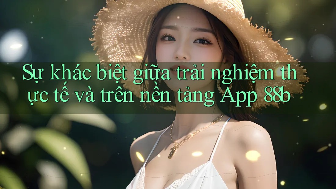 Sự khác biệt giữa trải nghiệm thực tế và trên nền tảng App 88b Sự khác biệt giữa trải nghiệm thực tế và trên nền tảng App 88b