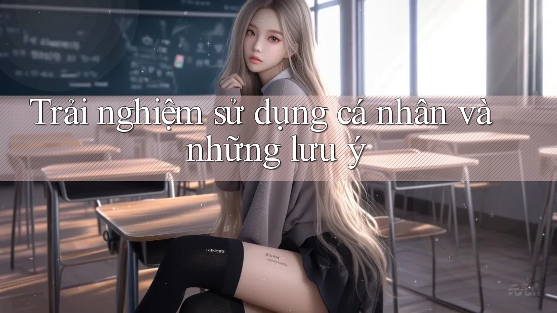 Trải nghiệm sử dụng cá nhân và những lưu ý Trải nghiệm sử dụng cá nhân và những lưu ý